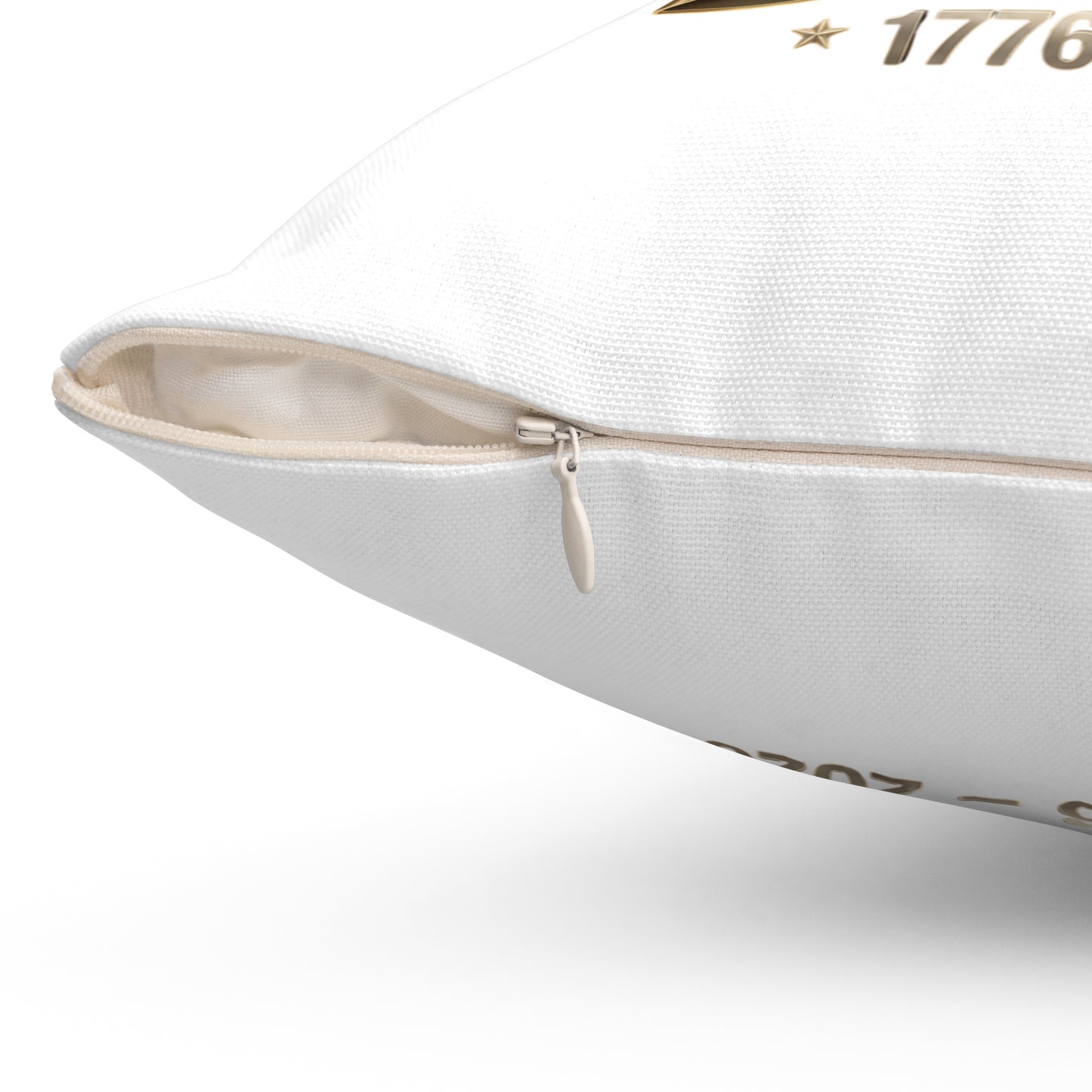 America 250 Commemorative Throw Pillow — "Built by Generations 1776–2026"
