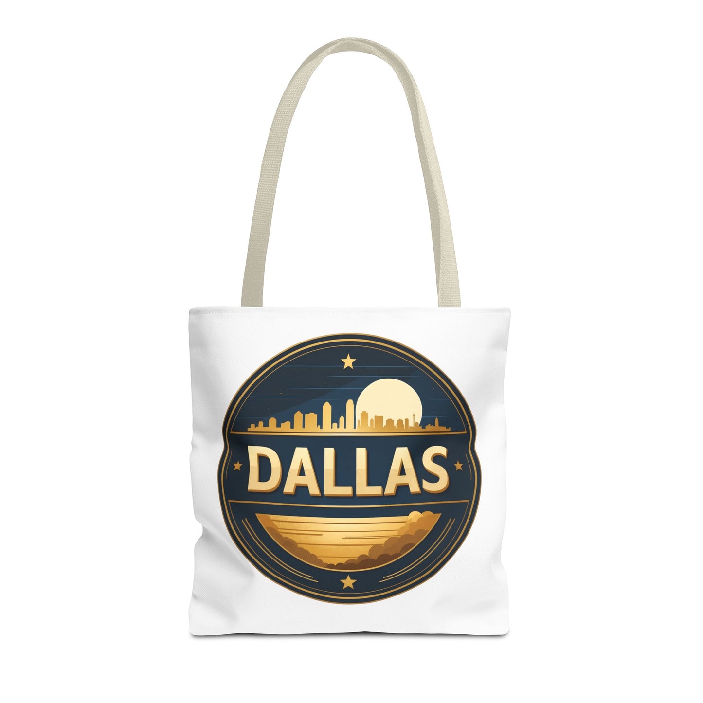 Dallas Skyline Circle Tote