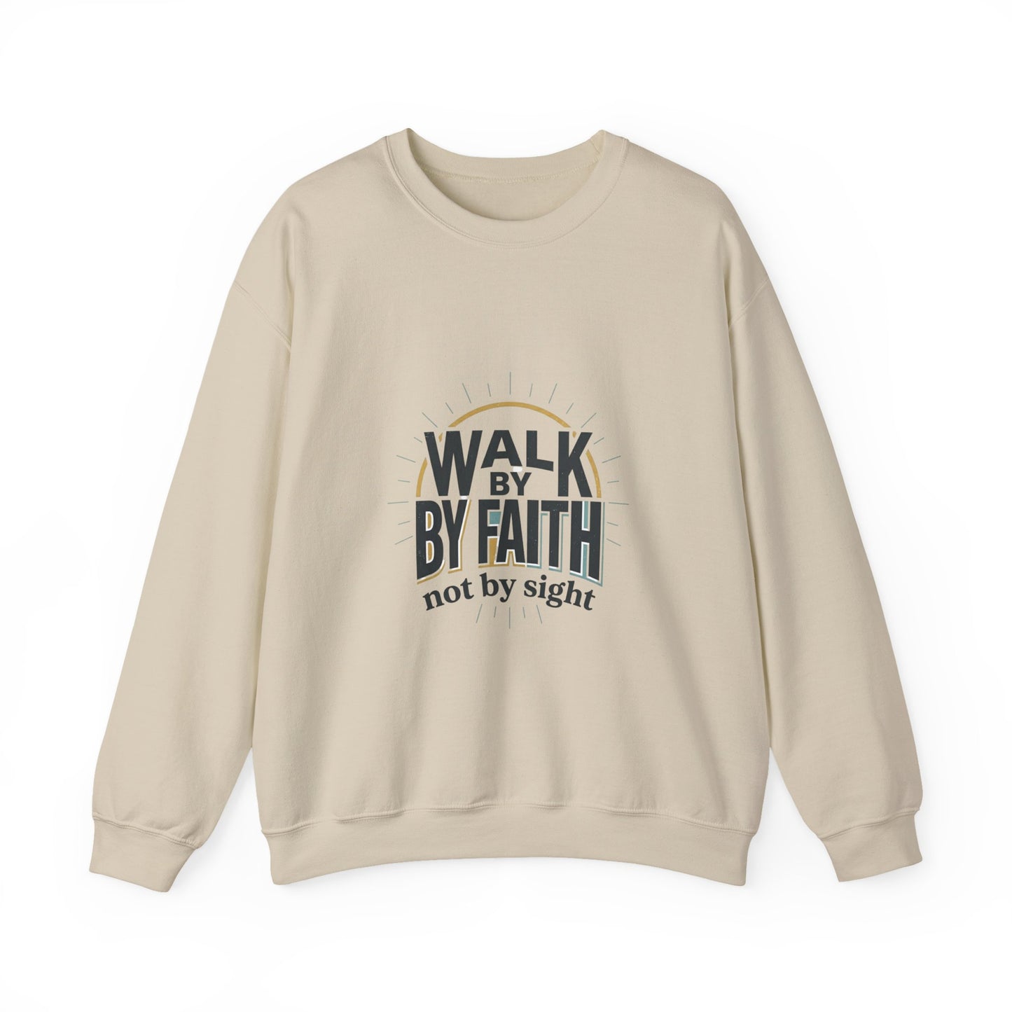 Walk By Faith crewneck Sweatshirt | faith streetwear, washed vintage