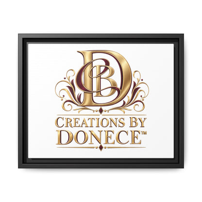 Framed Matte Canvas – Creations By Donece Logo Wall Art