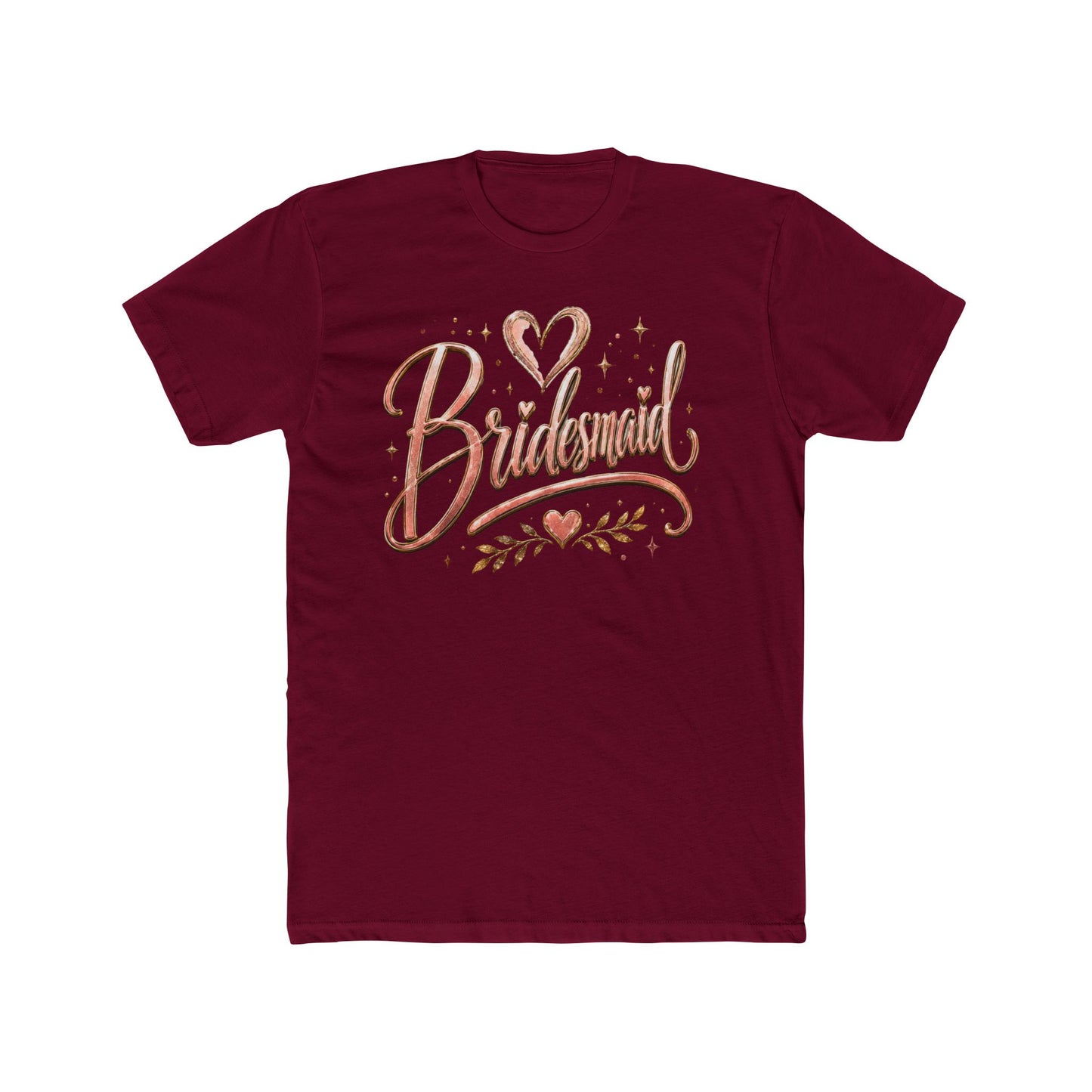 Bridesmaid Rose Gold Script T-Shirt