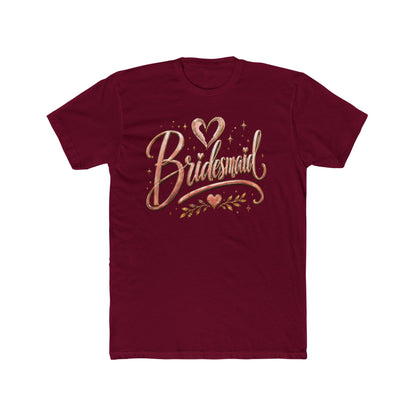 Bridesmaid Rose Gold Script T-Shirt