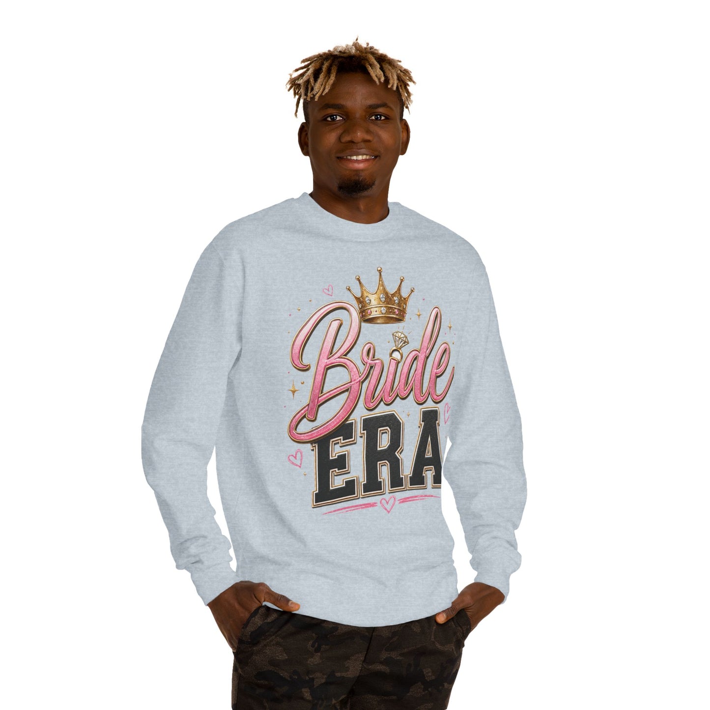 Bride Era Sweatshirt — Bachelorette Crewneck with Crown Graphic