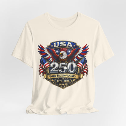 USA 250th Eagle T-Shirt — 1776–2026 Patriotic American Independence Tee