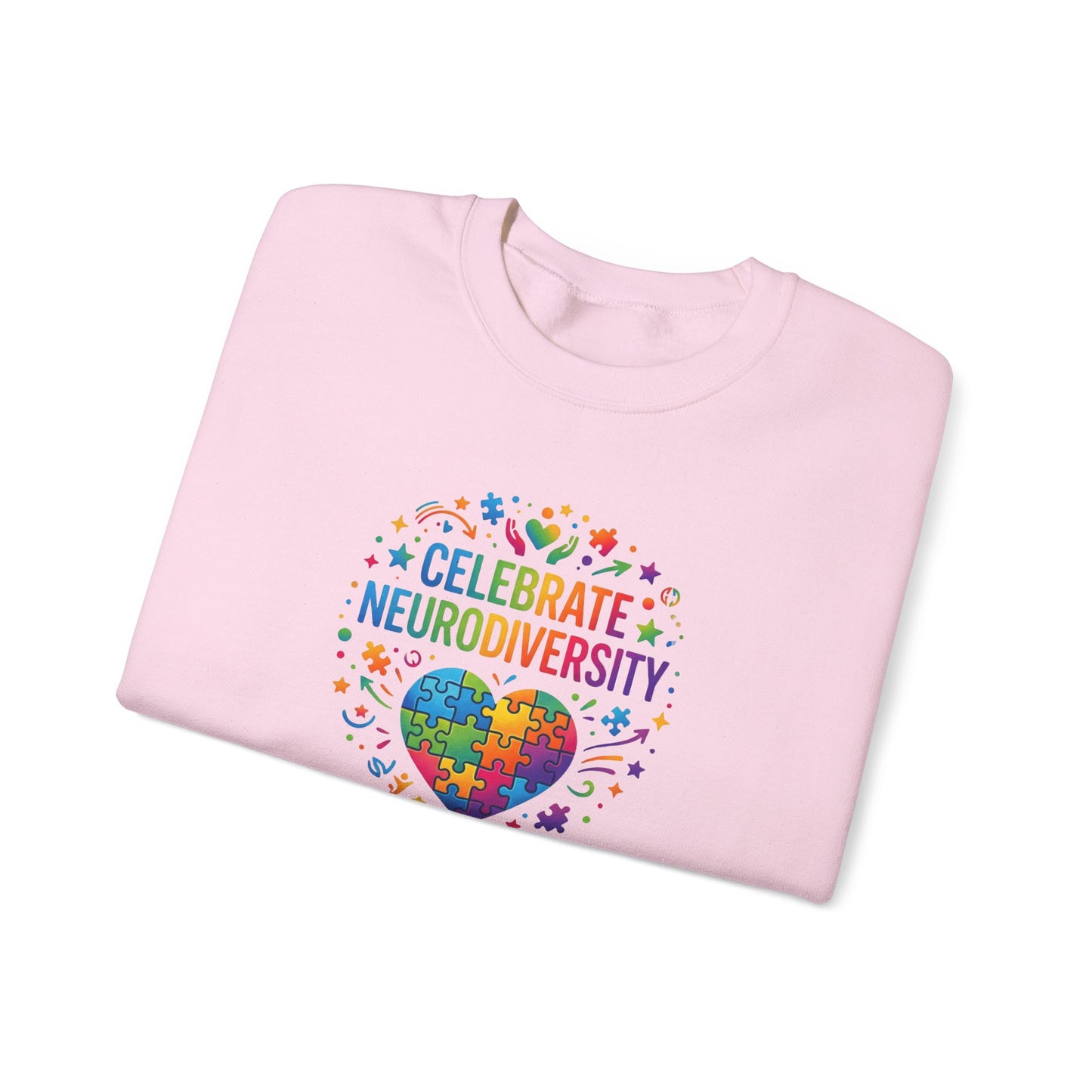 Celebrate Neurodiversity Crewneck Sweatshirt
