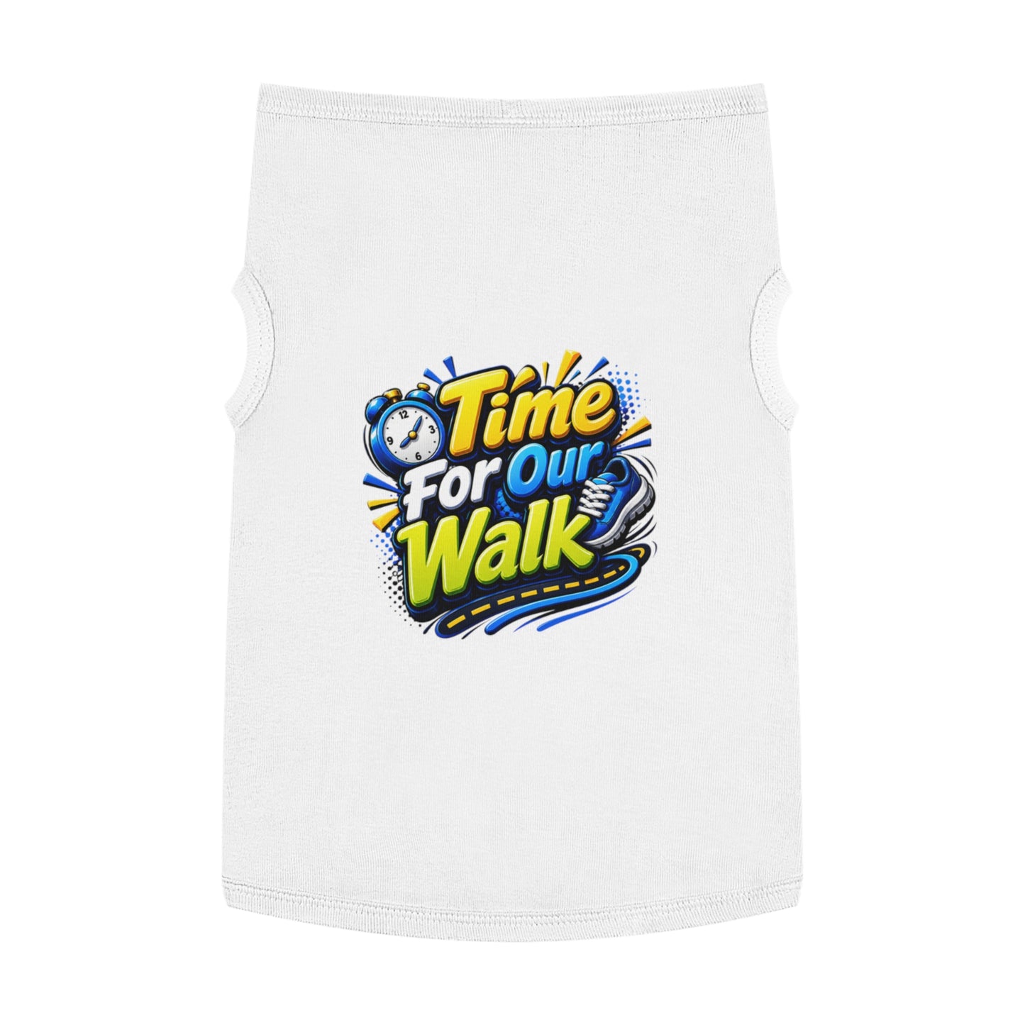 Pet Tank Top — "Time For Our Walk" Cute Dog Walking Shirt