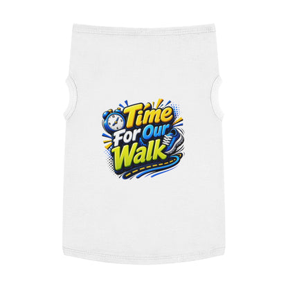 Pet Tank Top — "Time For Our Walk" Cute Dog Walking Shirt