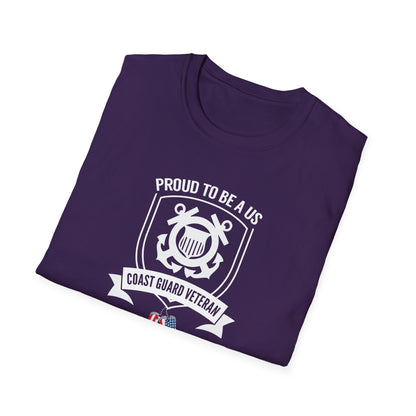 Proud to Be a US Coast Guard Veteran T-Shirt