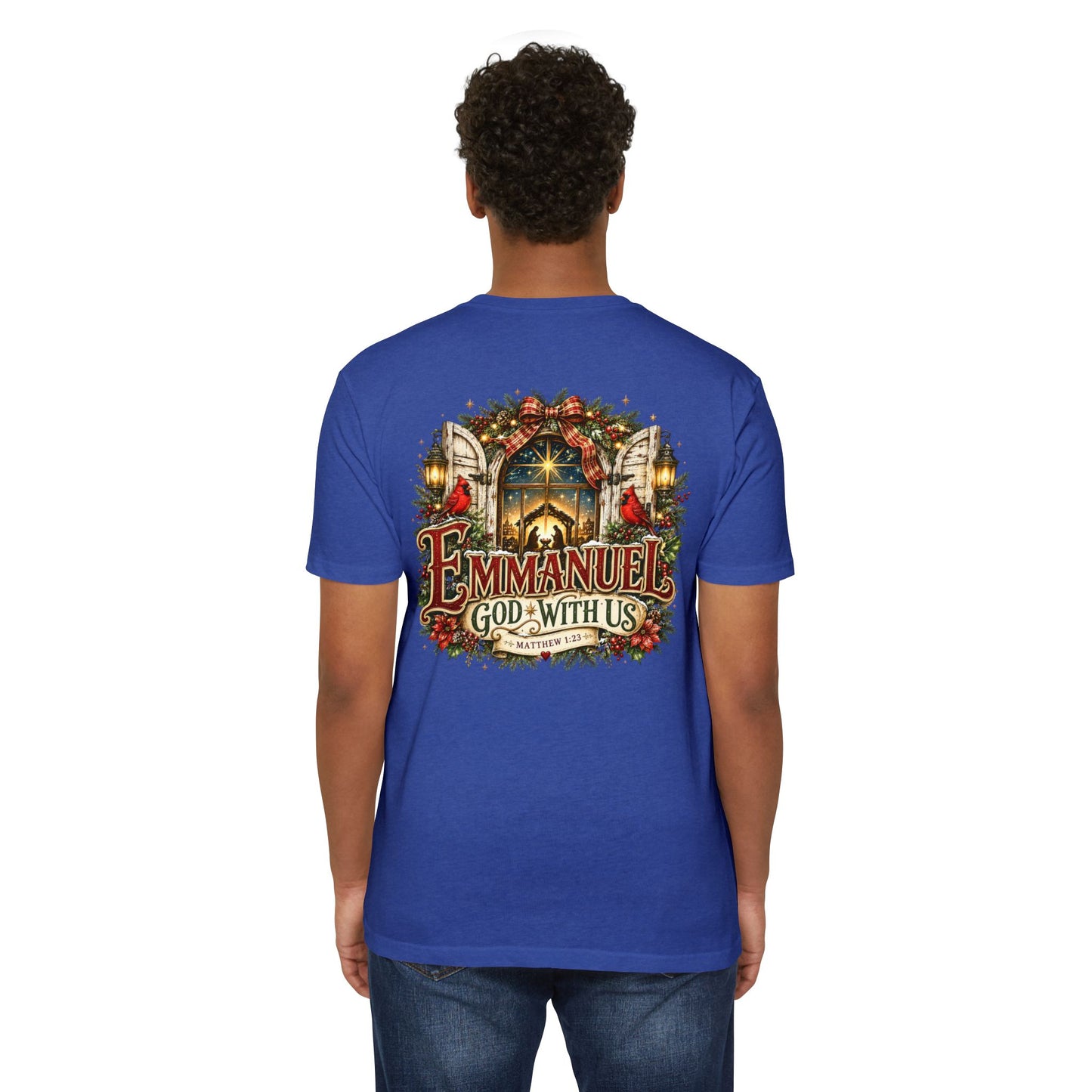 Emmanuel "God With Us" Christmas T-Shirt