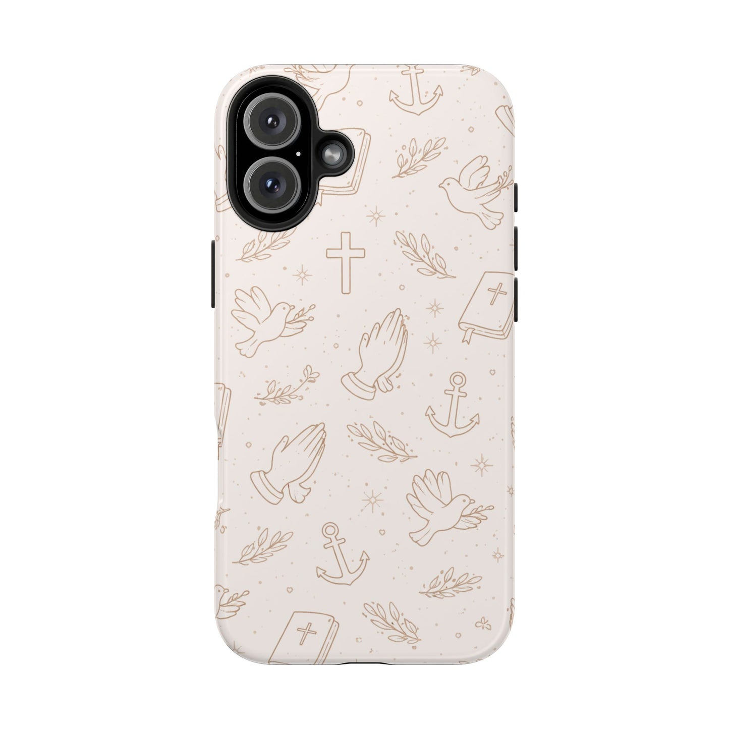 Symbols of Grace Phone Case | Christian Floral iPhone Case