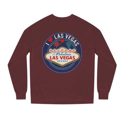 Las Vegas Welcome Sign Sweatshirt – Retro "I  Las Vegas" Crewneck