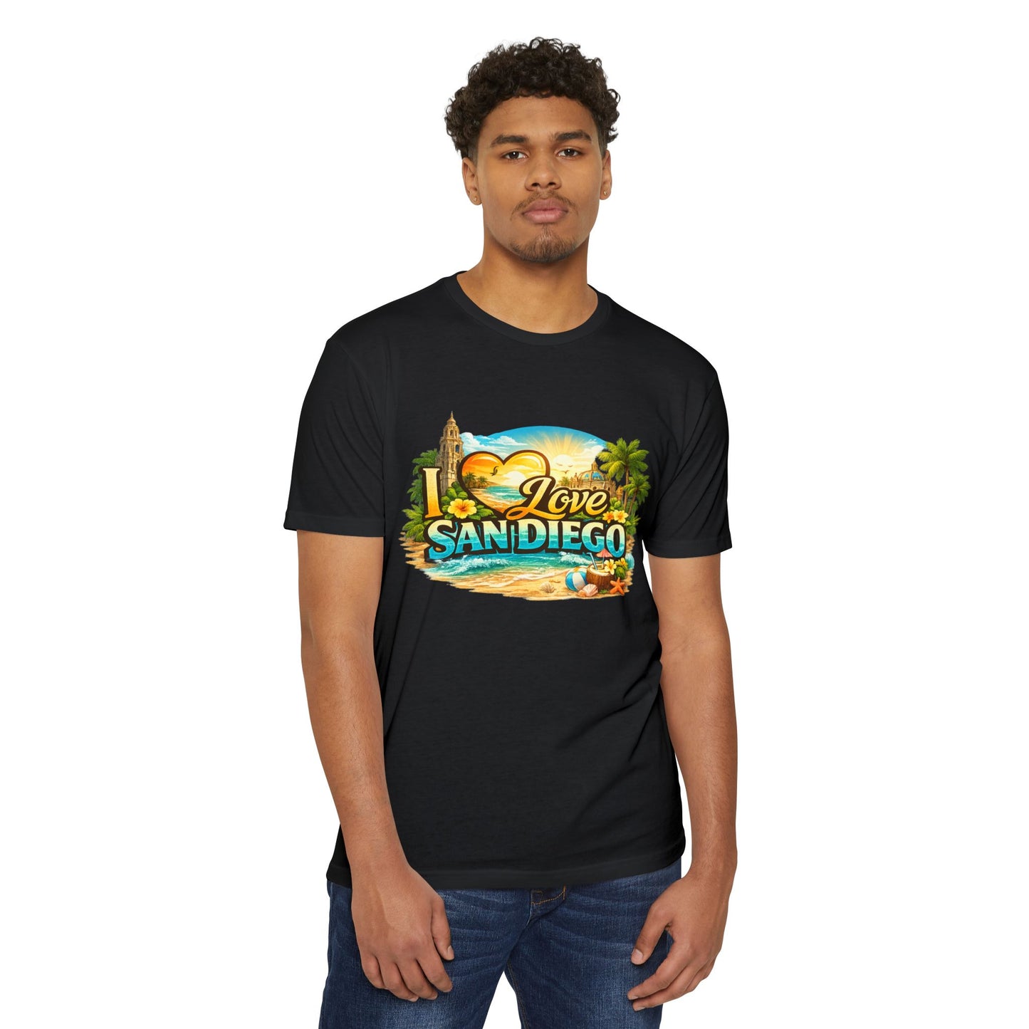 I Love San Diego T-Shirt — Vintage Beach Vacation Tee
