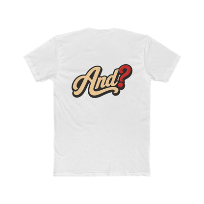 And? Graphic Tee — Retro Script Question Mark Shirt