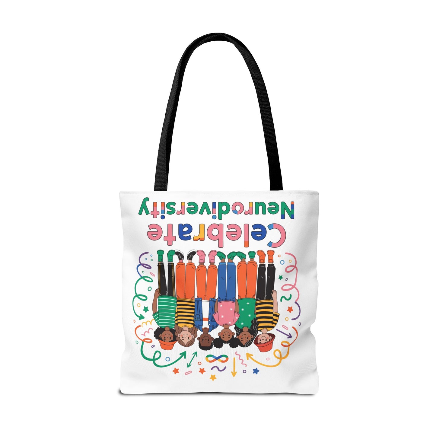 Celebrate Neurodiversity Tote Bag — Inclusive Pride Reusable Shopper