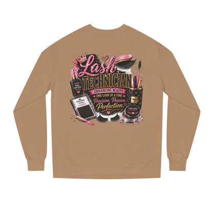 Lash Technician Crewneck Sweatshirt — Professional Eyelash Artist Apparel