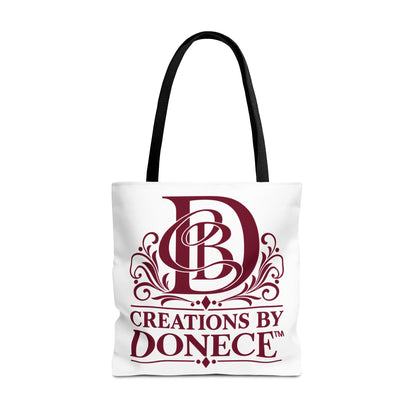 Tote Bag — Creations by Donece Logo Tote (Branded Monogram, Everyday Carry)