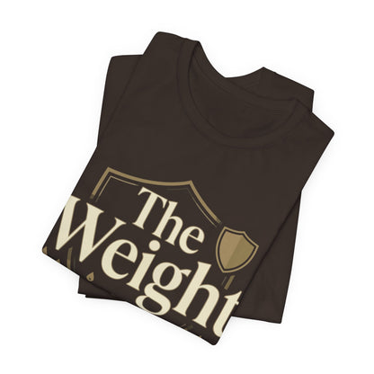 The Weight of the Mantle T-Shirt — Inspirational Christian Faith Tee