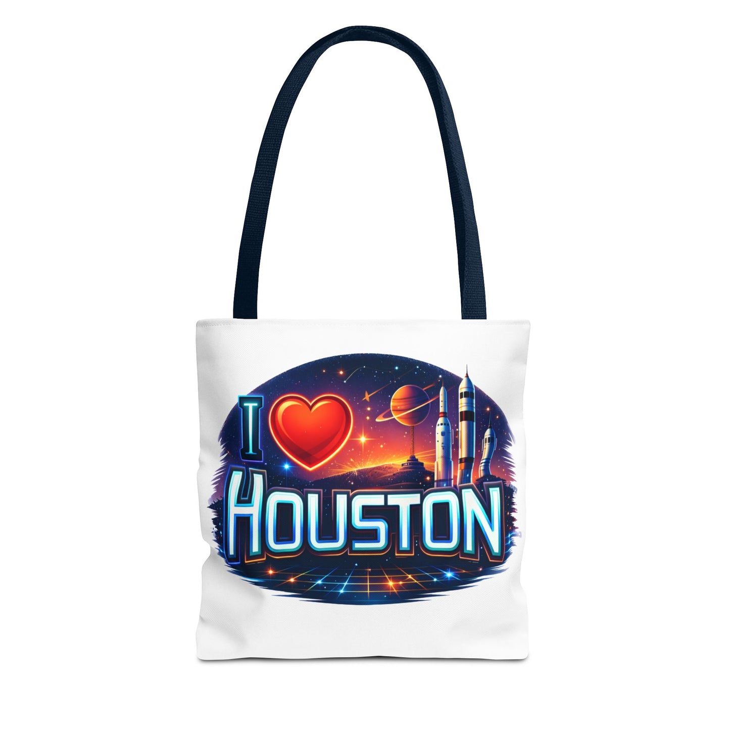 I  Houston Retro Space Tote Bag