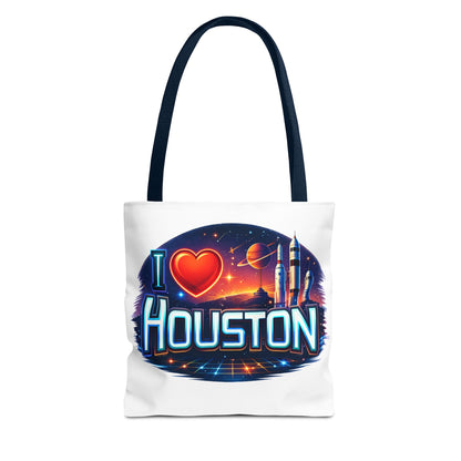 I  Houston Retro Space Tote Bag