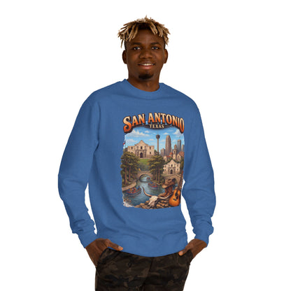 San Antonio Riverwalk Sweatshirt — Texas Travel Scenic Crewneck