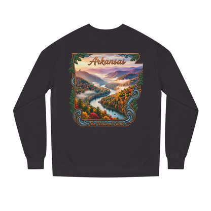 Arkansas Scenic Sweatshirt — The Natural State Autumn River Crew