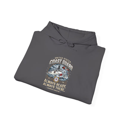 United States Coast Guard  Always Ready Always There  Hoodie