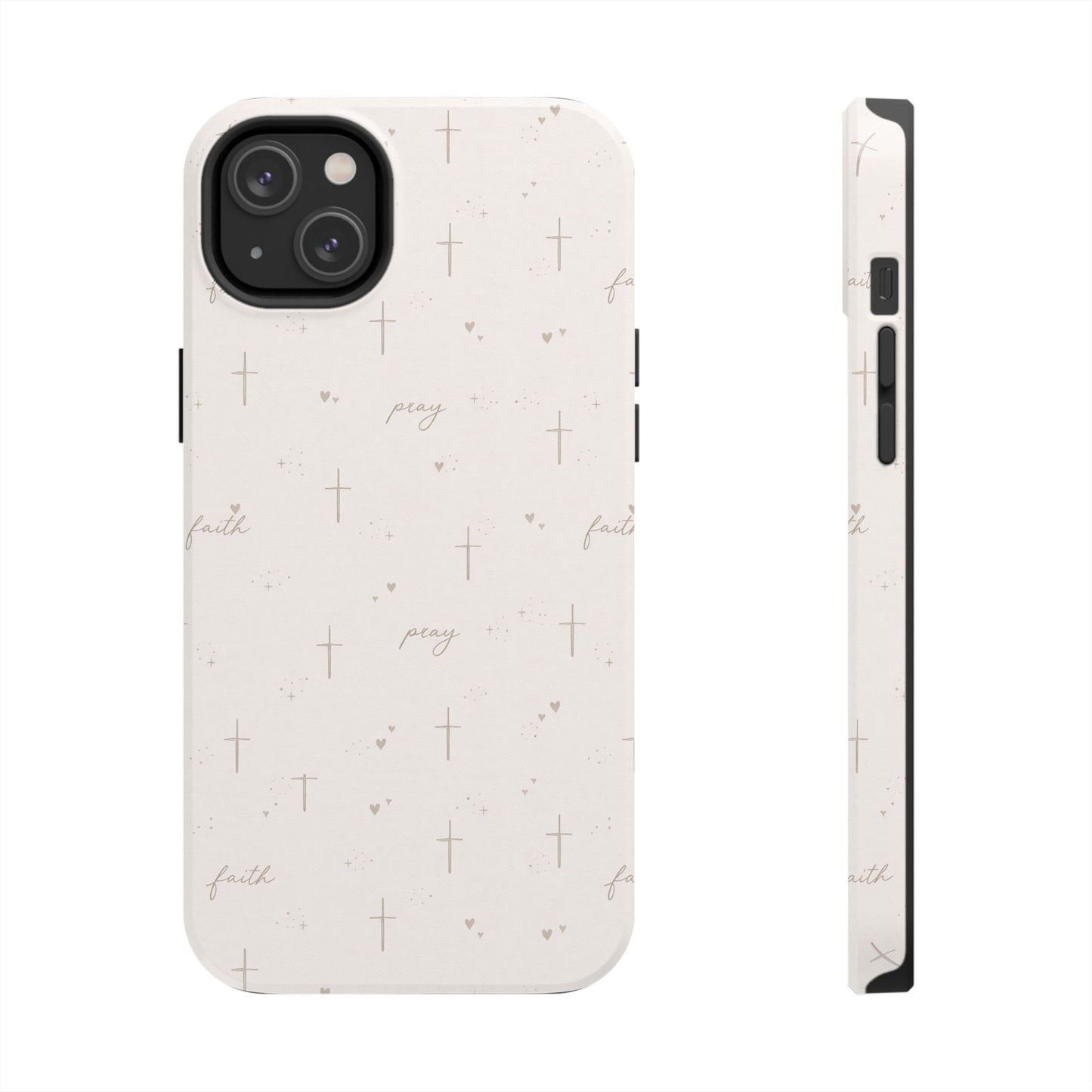 Pray with Faith Phone Case | Christian floral iPhone Case