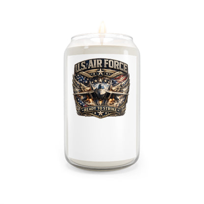 U.S. Air Force Soy Candle — "Ready to Strike" Patriotic Scented Candle (13.75oz)