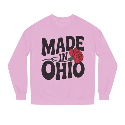 Made in Ohio Sweatshirt — Retro Floral State Pride Crewneck