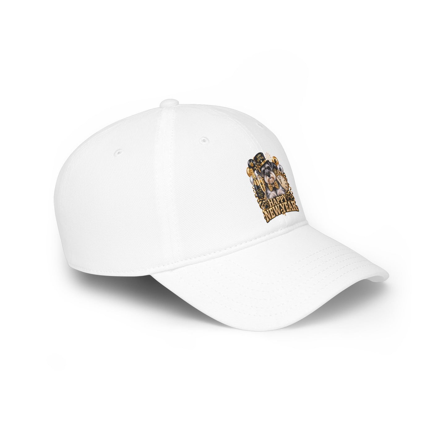 Happy New Year Bulldog Low Profile Cap