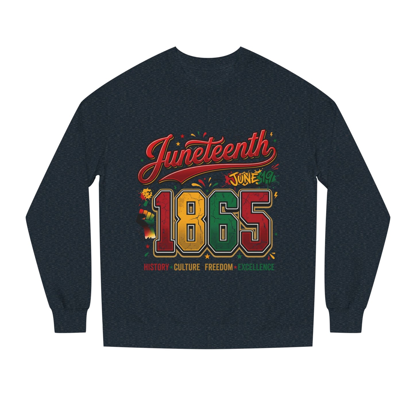 Juneteenth 1865 Crewneck Sweatshirt — History • Culture • Freedom