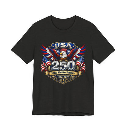 USA 250th Eagle T-Shirt — 1776–2026 Patriotic American Independence Tee