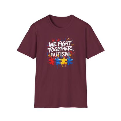 We Fight Together Autism T-Shirt
