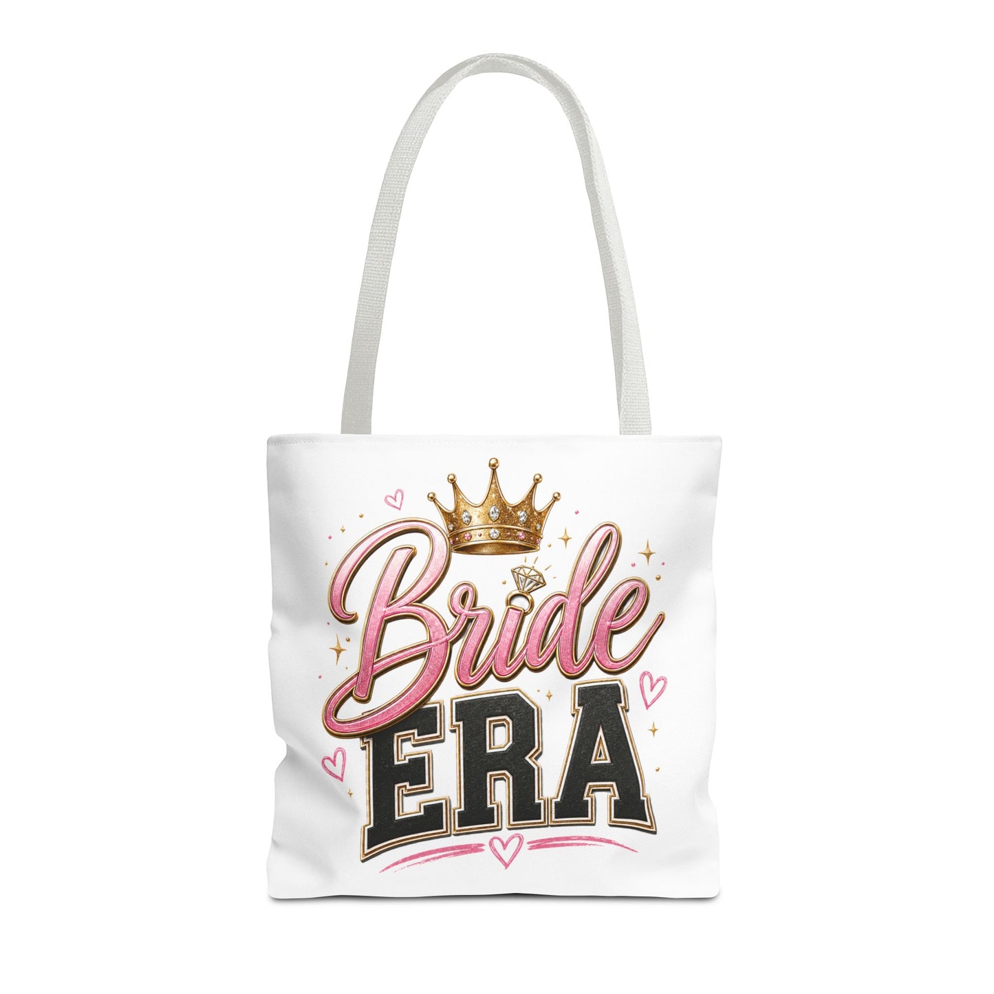 Bride Era Tote Bag — Bachelorette Bride Crown Tote for Bridal Shower & Wedding Weekend