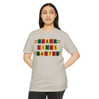 Black Lives Matter T‑Shirt - Pan-African Block Letter Tee