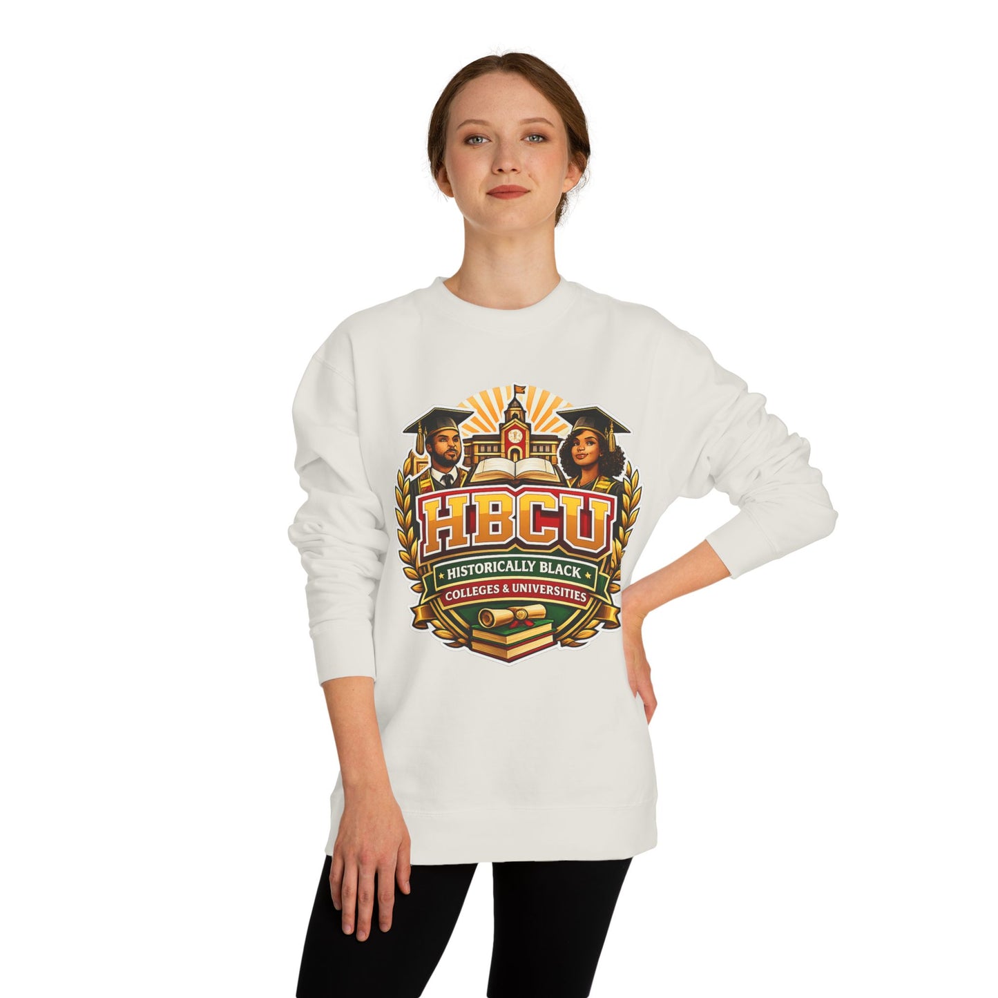 HBCU Crest Sweatshirt — Historically Black Colleges & Universities Crewneck