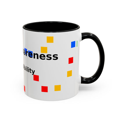 Autism Awareness Accent Mug - "See the Ability" Coffee Cup