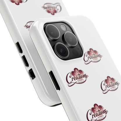 Logo Pattern Tough Phone Case — Creations Repeat Design