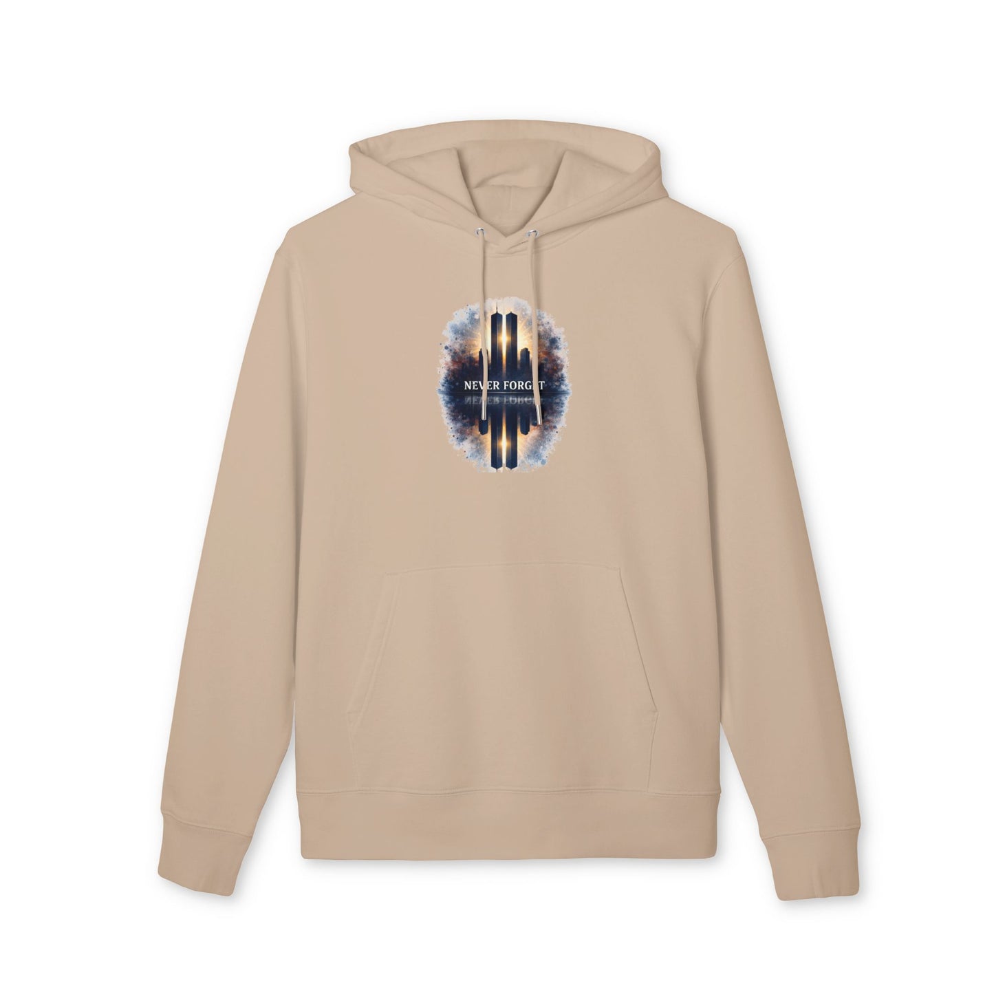 9/11 Memorial Hoodie — "Never Forget" Twin Towers Tribute