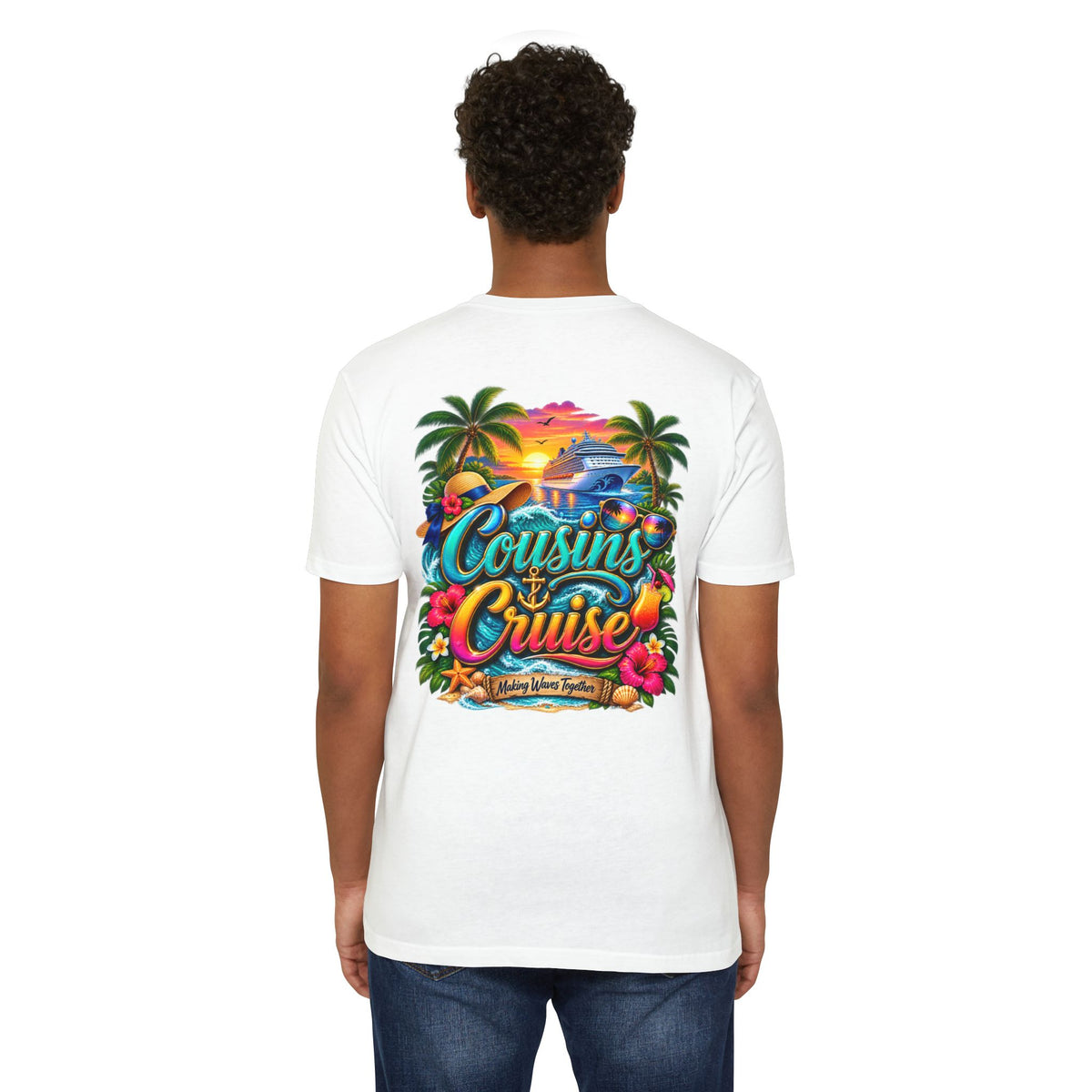 Cousins Cruise T‑Shirt — Tropical Family Vacation Tee