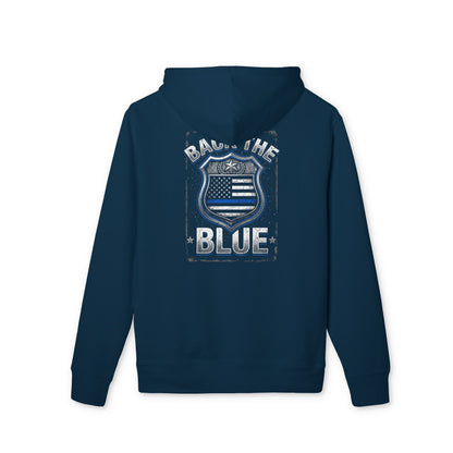 Back the Blue Hoodie – Thin Blue Line Police Support Pullover