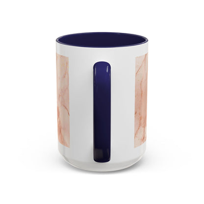 Mom Marble Accent Coffee Mug — Rose Gold & Gold Vein 11/15oz Gift