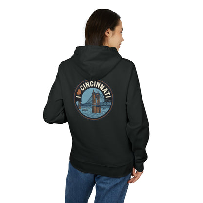 Cincinnati Skyline Hoodie — I  Cincinnati Bridge Graphic