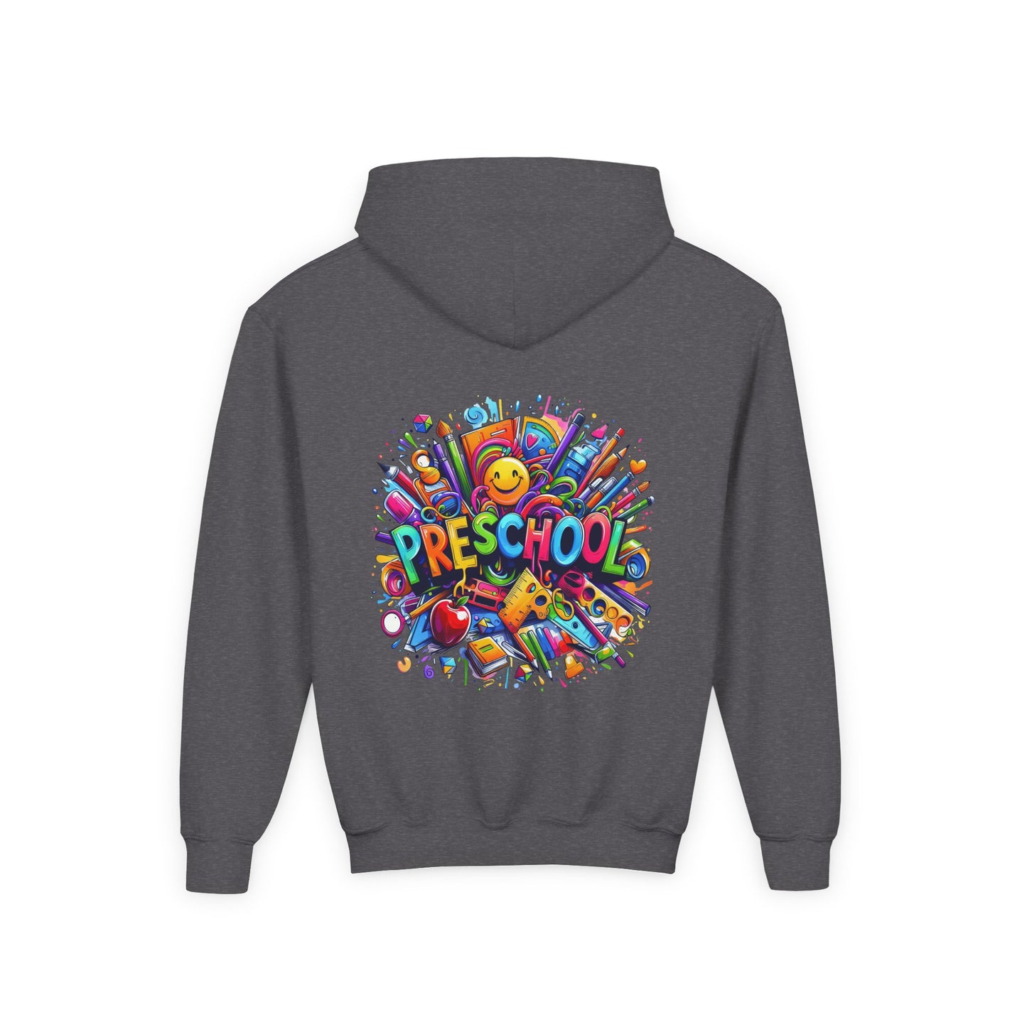 Preschool Kids Hoodie — Colorful Back-to-School Preschool Design