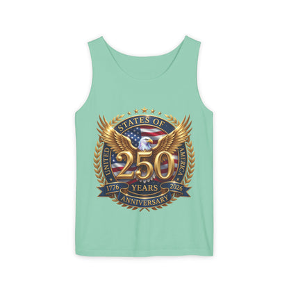 250 Years Anniversary Eagle Tank Top — United States Bicentennial Celebration Tee