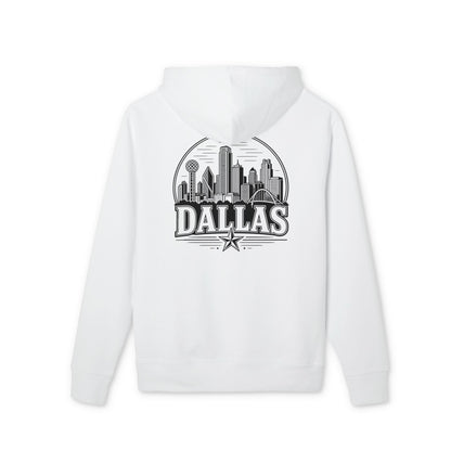 Dallas Skyline Hoodie — Retro Cityscape Pullover