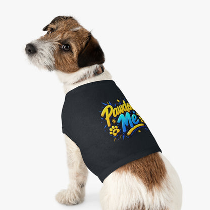 Pawdon Me Pet Tank Top — Cute Funny Paw Print Graphic for Dogs & Cats