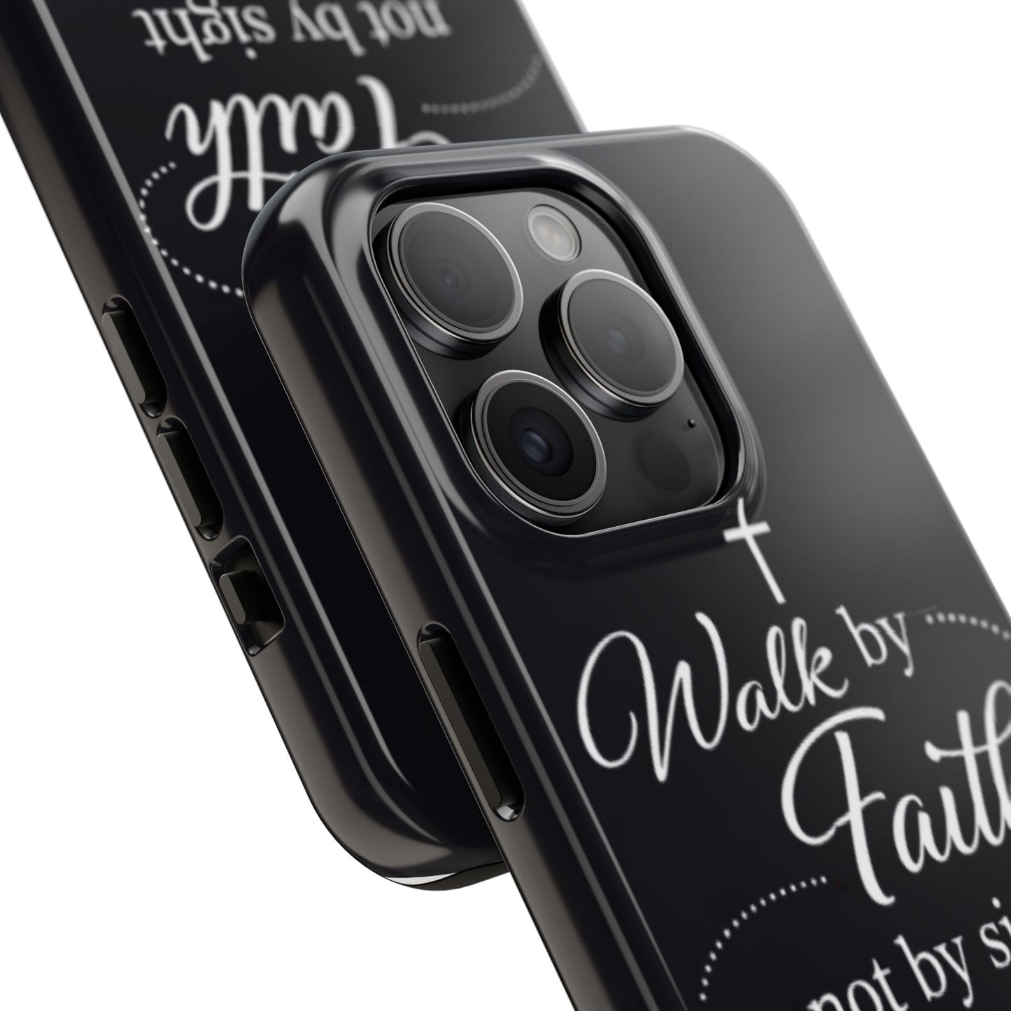 Walk by Faith Tough Phone Case – Christian Inspirational Scripture Design