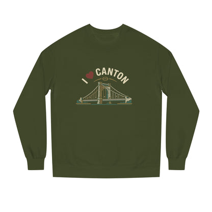 I  Canton Crewneck Sweatshirt — Canton Bridge Graphic Pullover