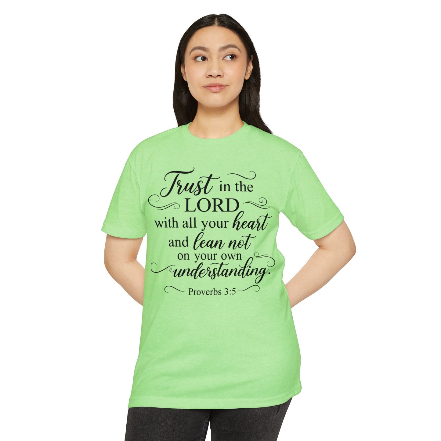 Proverbs 3:5 Faith T-Shirt — "Trust in the Lord" Inspirational Christian Tee